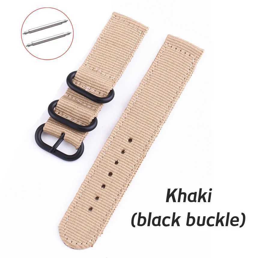 Khaki (blk Buckle)-18mm