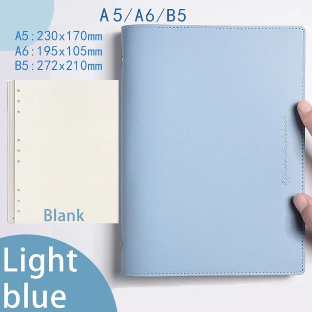 Ljusblå-blank-a6