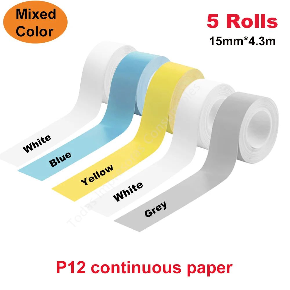 Kleur: continu papier