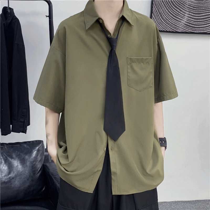 Army Green (Black Tie)