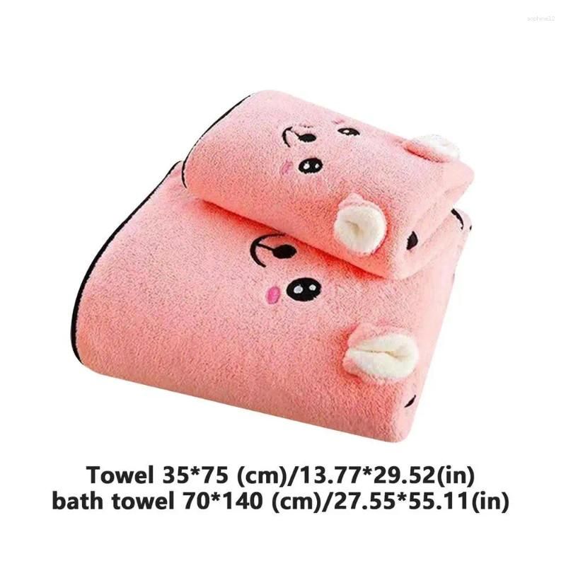 Pink  towel set