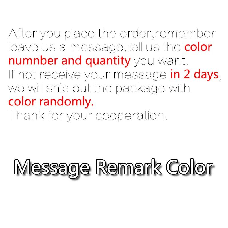 Numéro de couleur de remarque de message