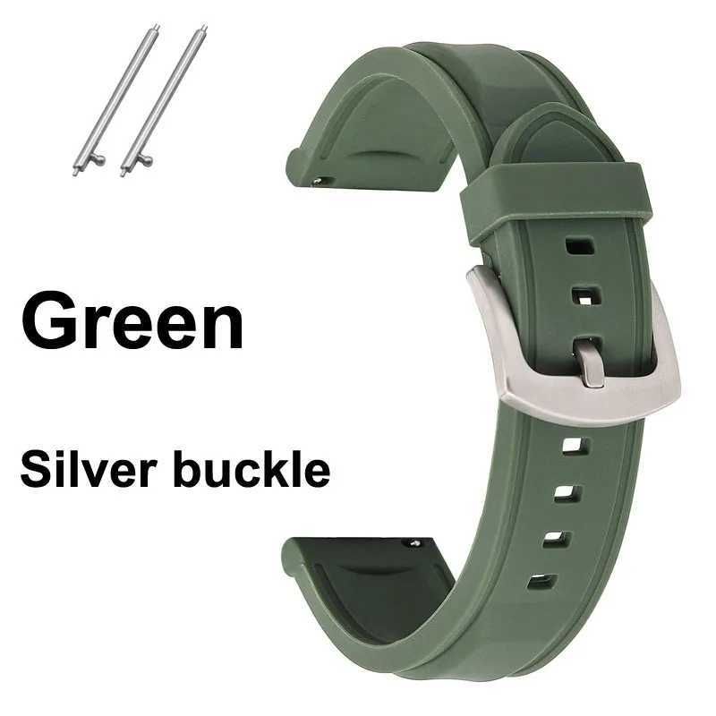 Green (silver Buckle-18mm