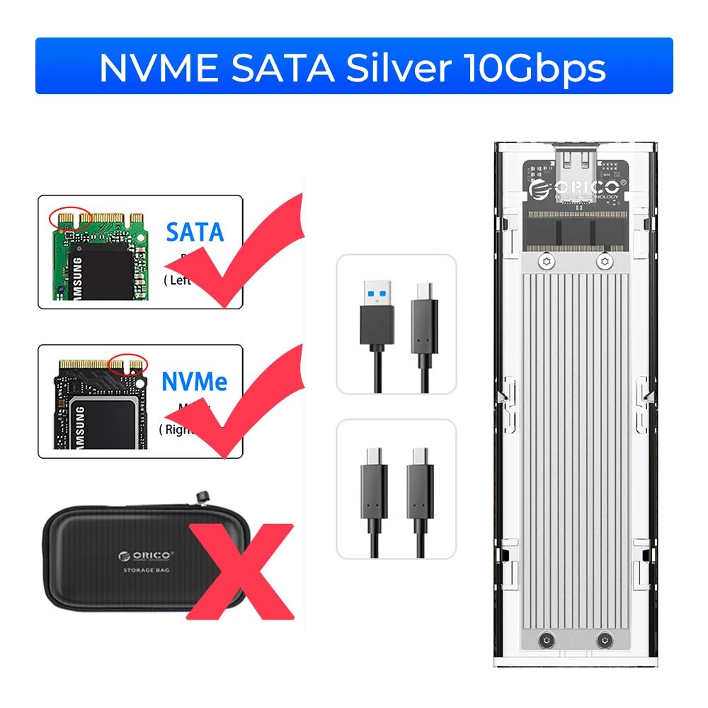 Colore: NVME SATA Sliver