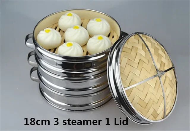 18cm 3 Steamer 1 Couvercle