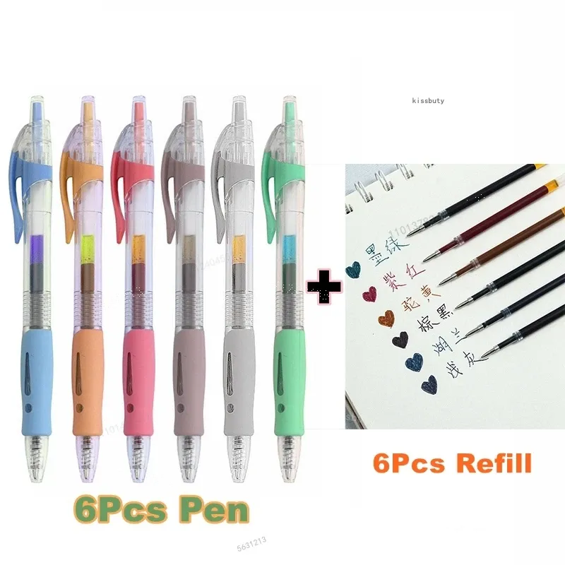 0.5mm 6 Pen-6 refill