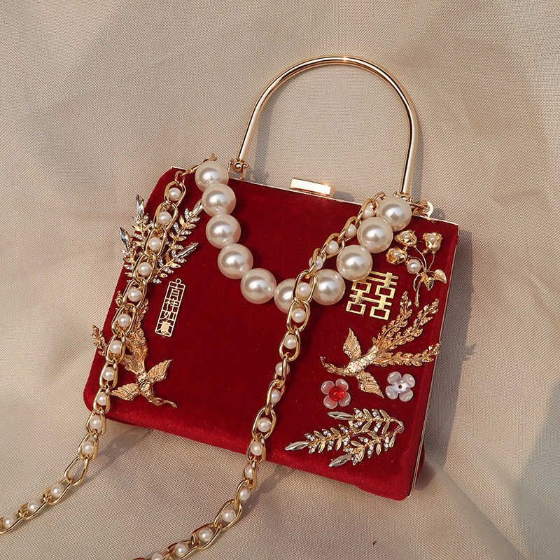 Sparkling Qihua Wedding Bag