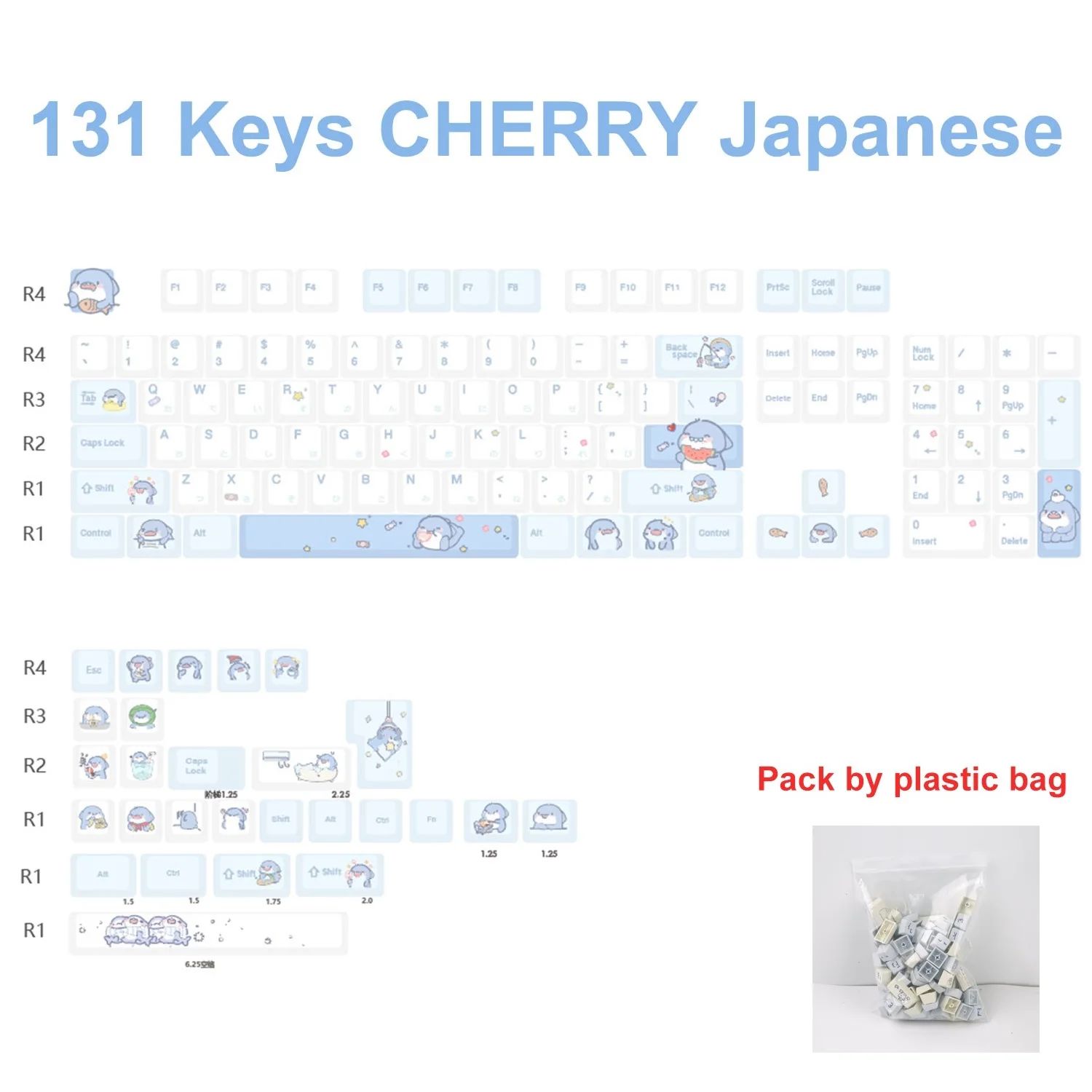 Couleur: Keycap japonais -bag