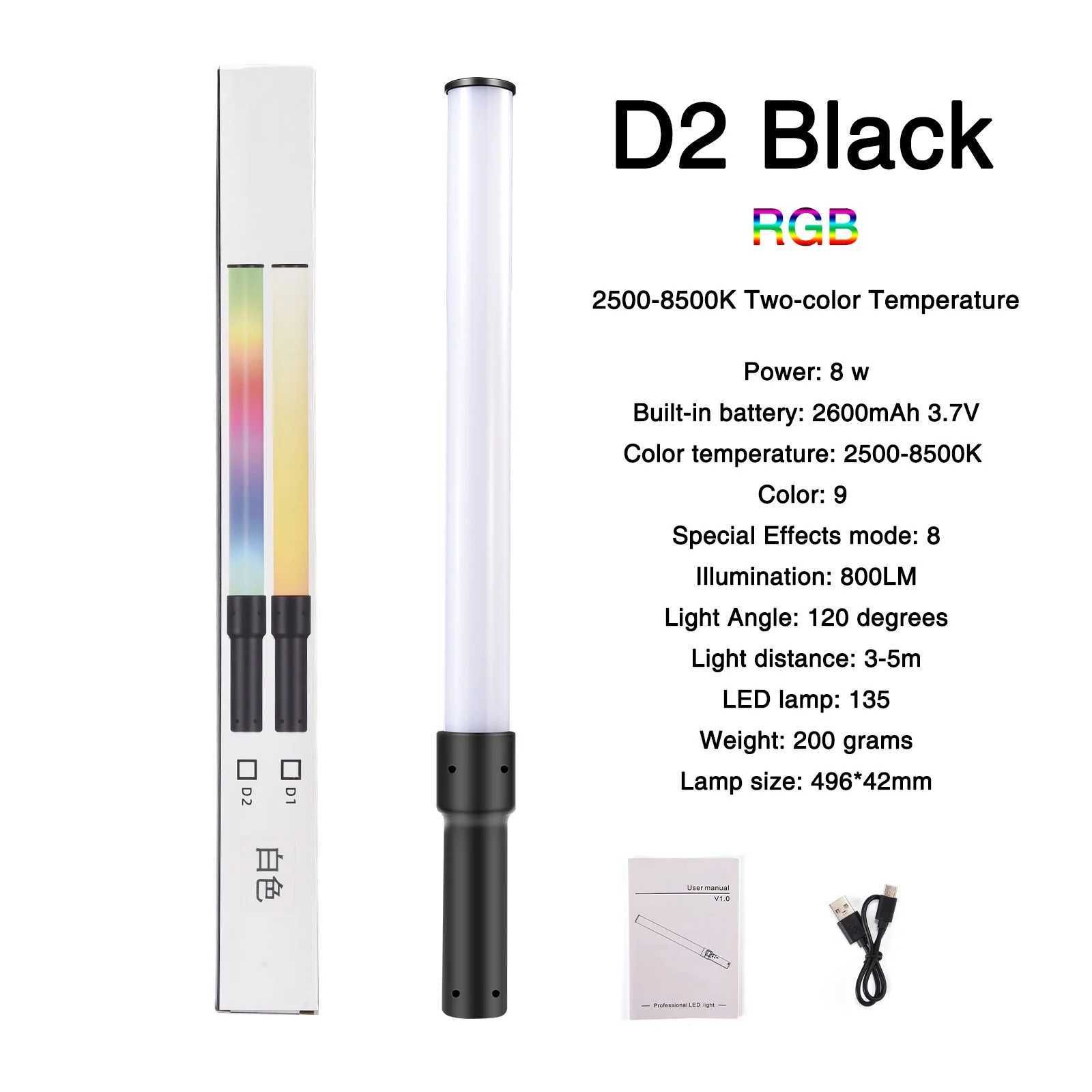 D2 Zwart Rgb