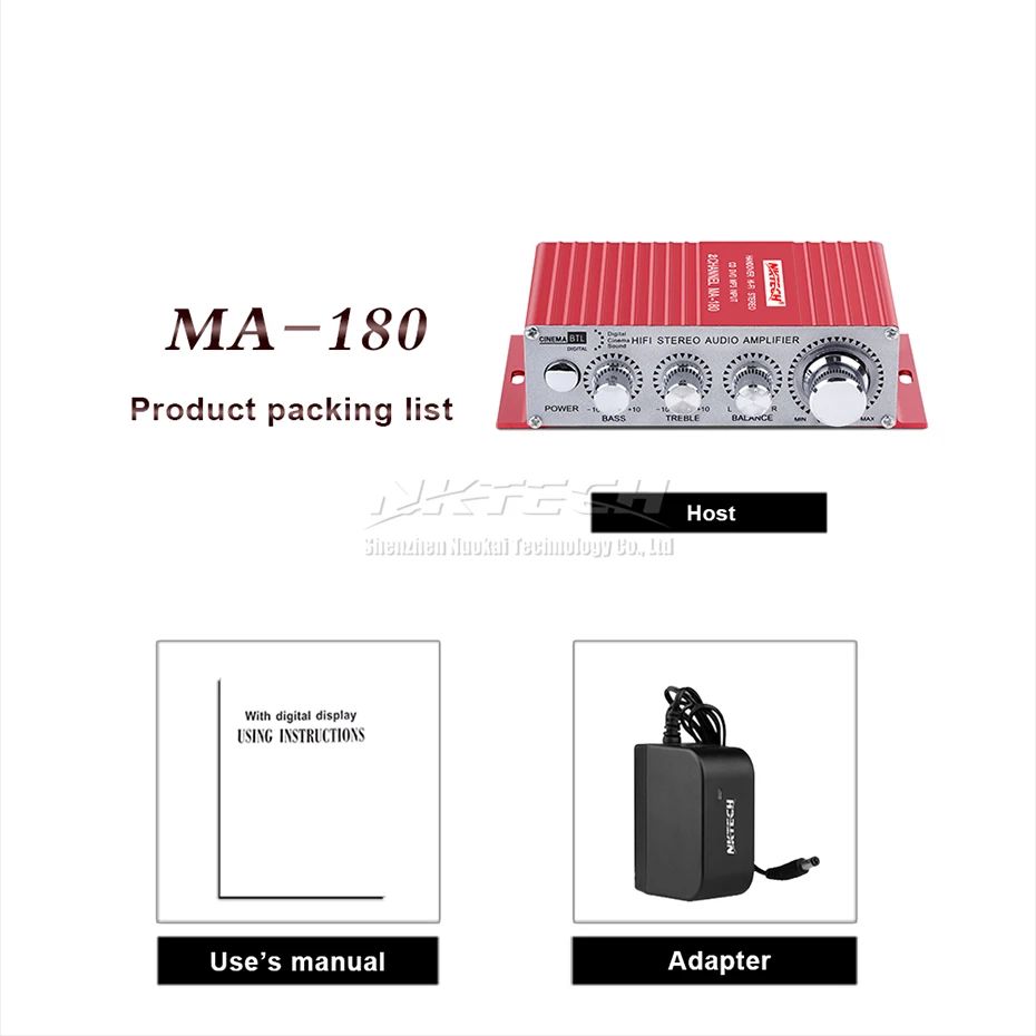 Färg: med 12V 3A -adapter