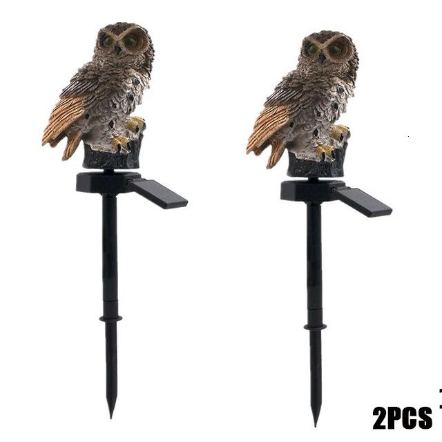 Hibou brun 2pcs