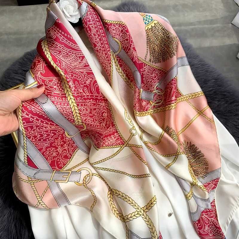 110cm Silk Scarf 19