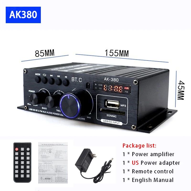 Cor: Ak380 e Power EUA