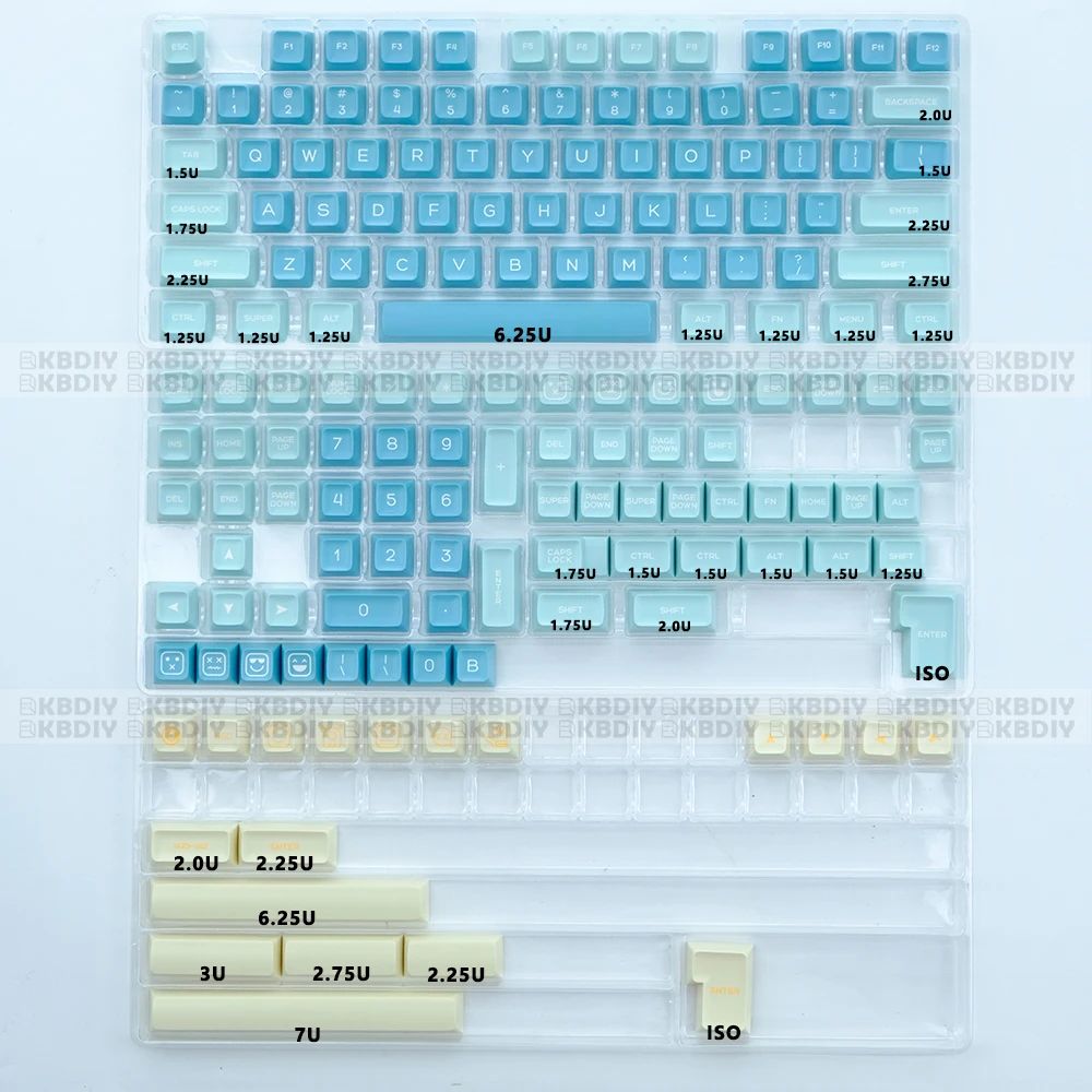 Color:Sea Salt -160 Keys