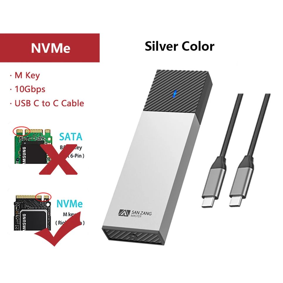 Couleur: NVME (argent)