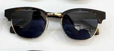 Golden Tortoiseshell Frame Blue