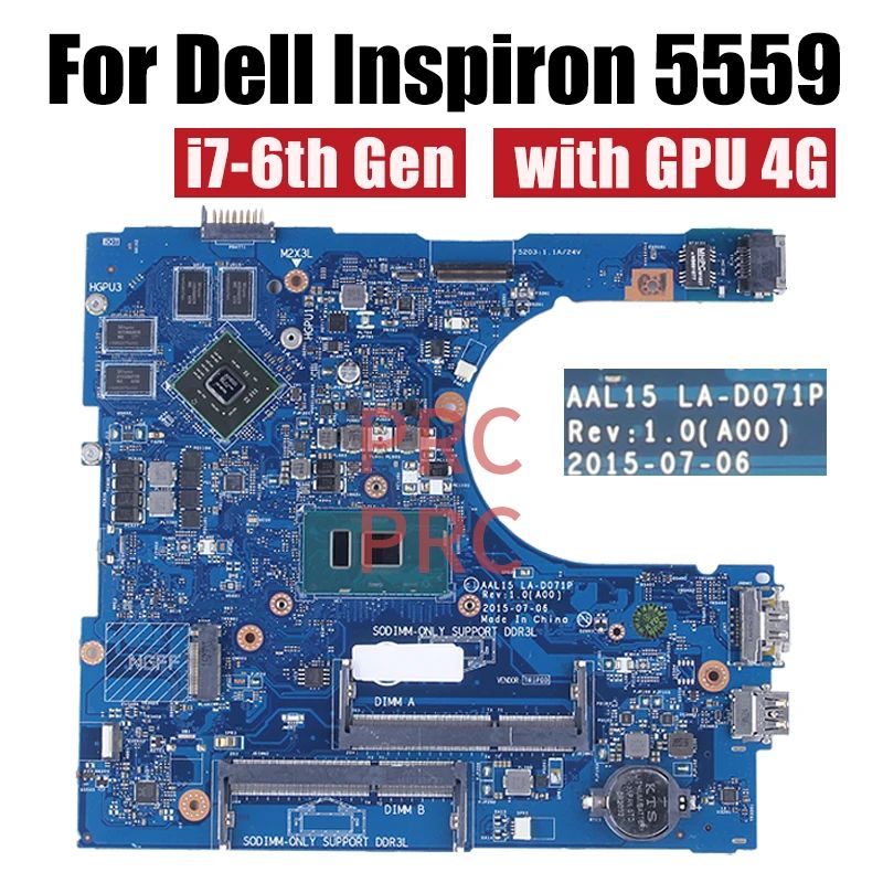 構成：I7-6 Gen GPU 4G