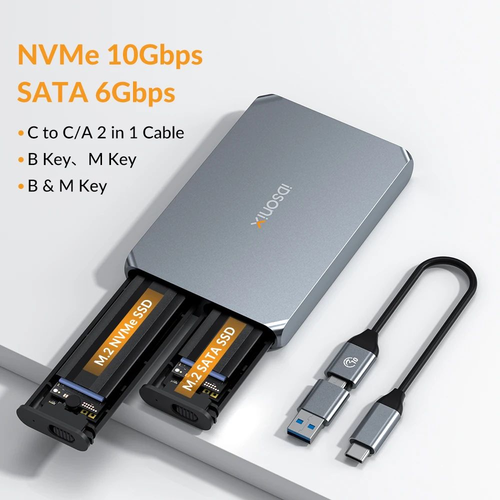 Renk: NVME SATA - Çift Bay