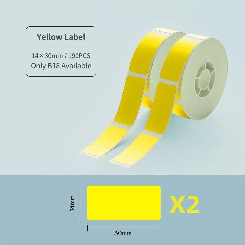 Cor: Amarelo 14x30mm