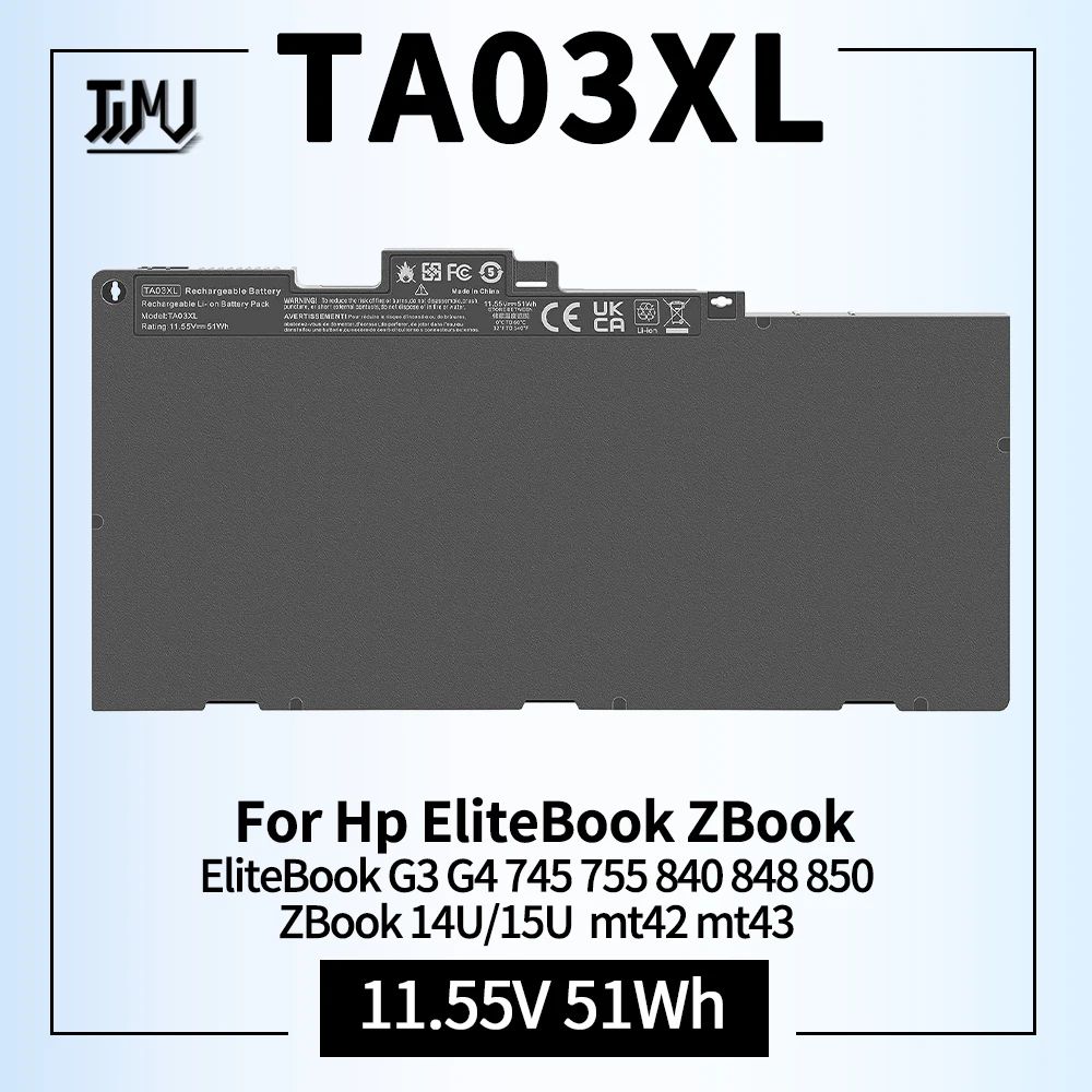 Couleur: TA03XL 11.55V 51Wh