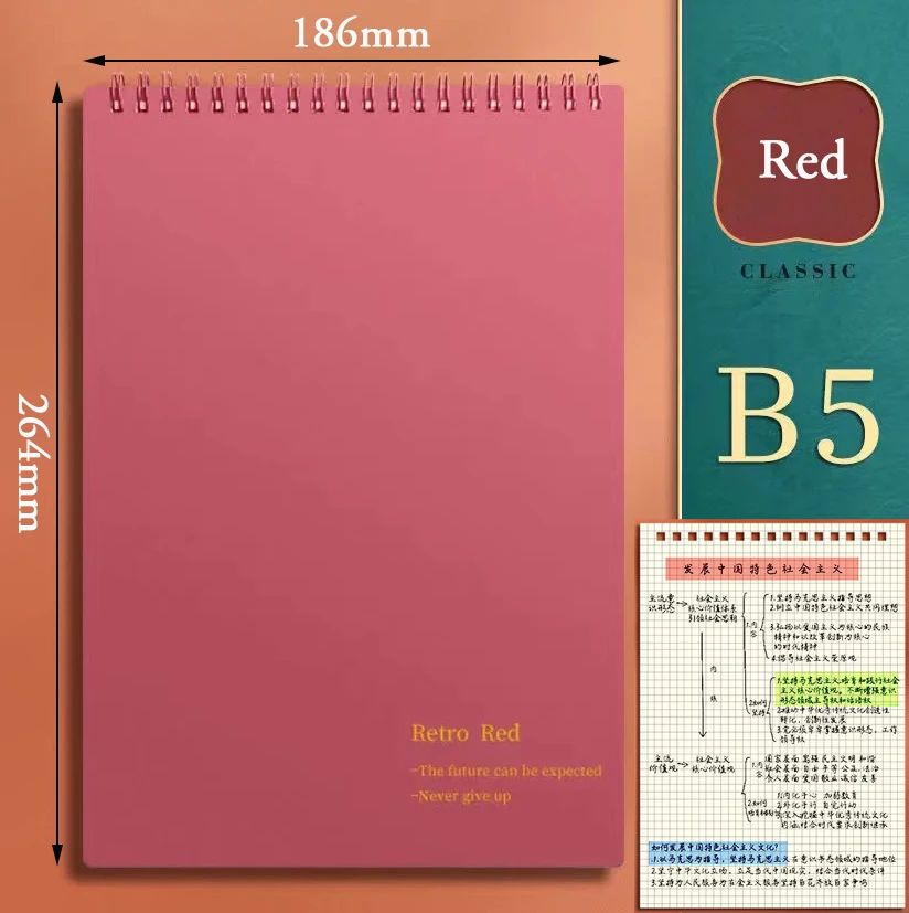 Color:B5 Red Grid