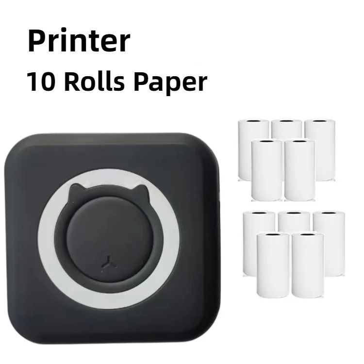 color:Black-10Rolls White