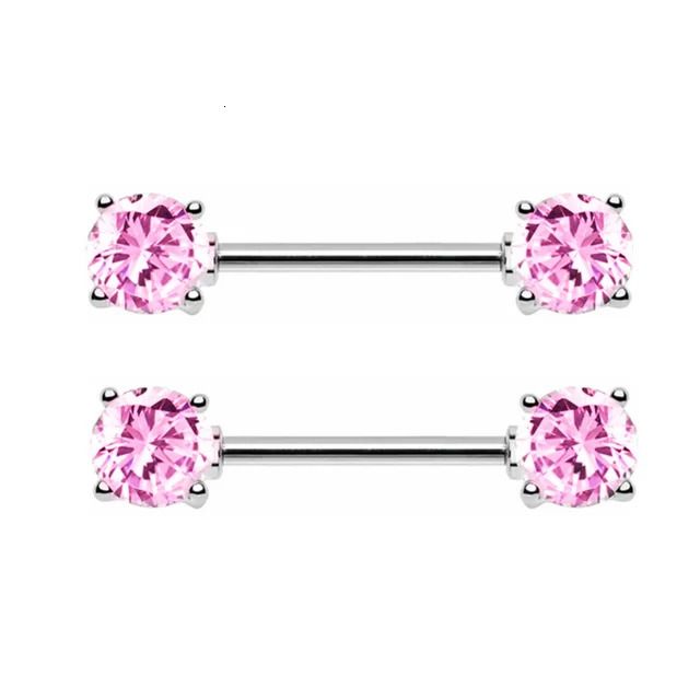 CZ Pink-4Pair