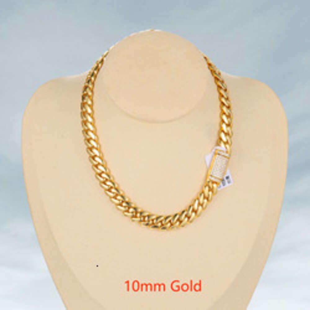 10 mm Eisschnalle – Gold – 17,8 cm