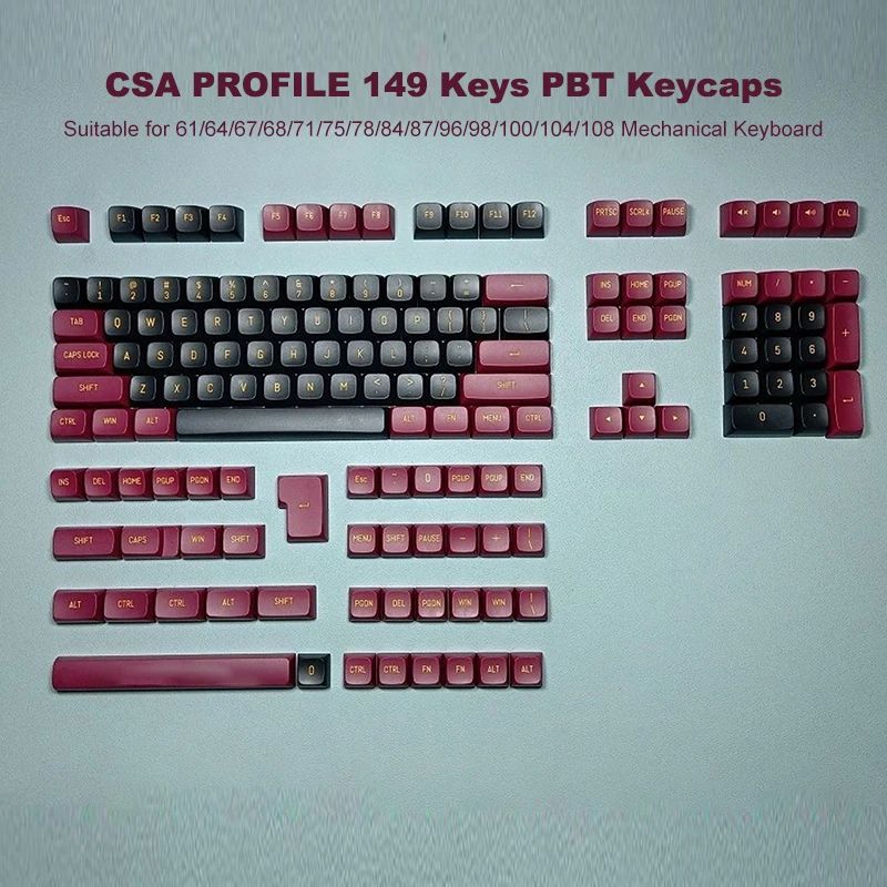 Färg: 149 Key-Black Red