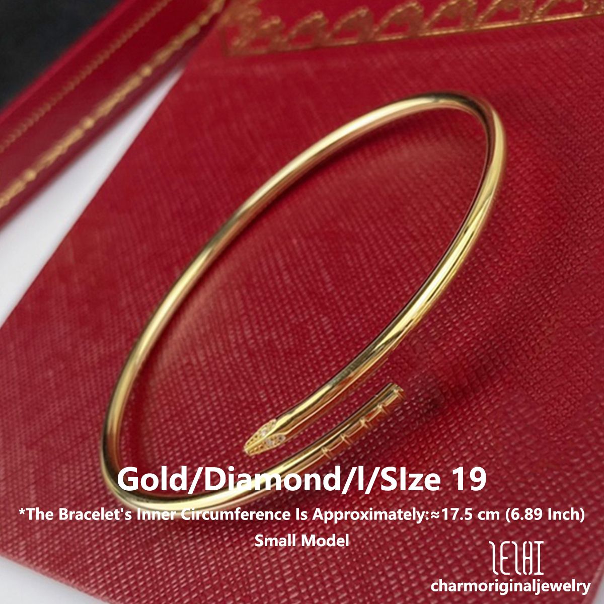 Liten Nail Gold Diamond 19