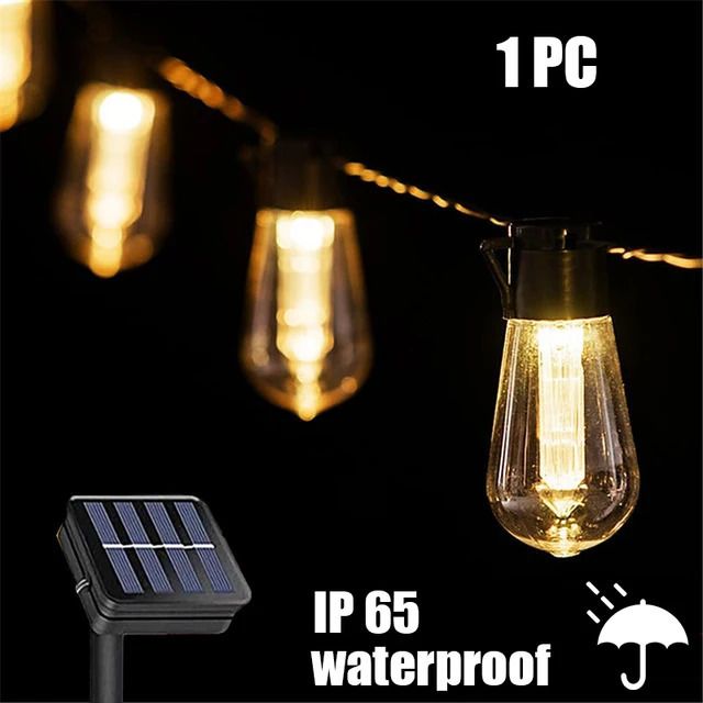 Warm Asterproof 1pc-4,5 metri (10 lampadine)