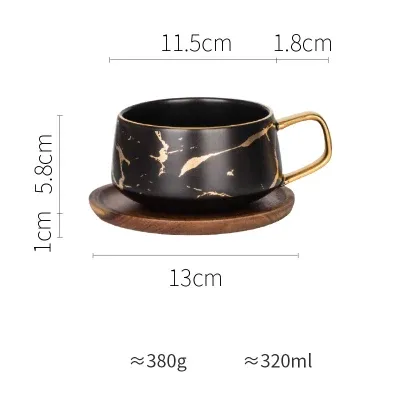 Cup wood saucer