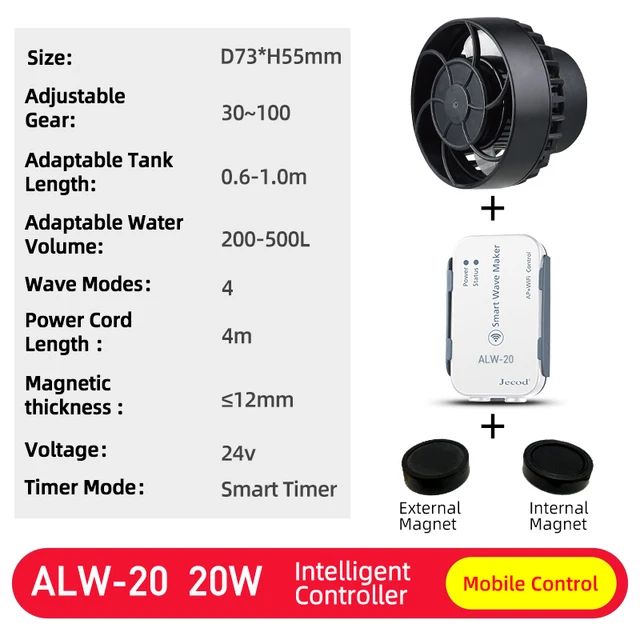 Cor: ALW-20Power: plugue adaptador da UE