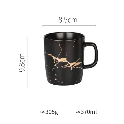 Single black mug