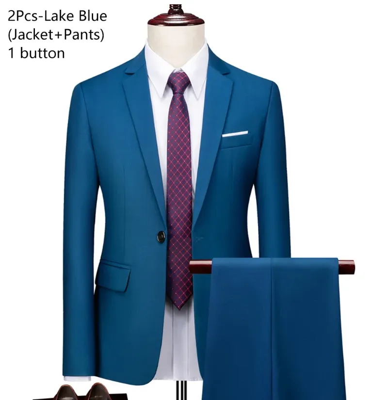 LakeBlue2-piece suit