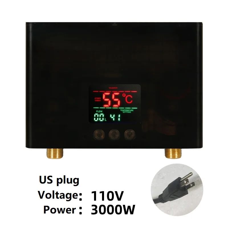 Cor: Black-us-Plug-AC110