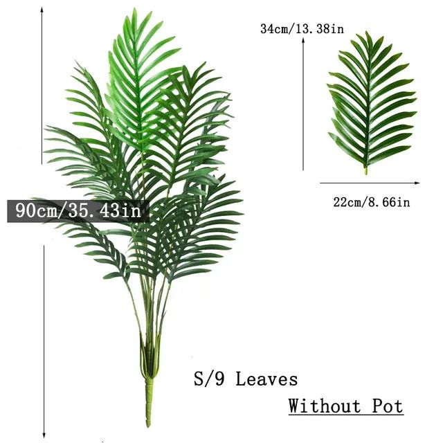 90cm 9 Leaves