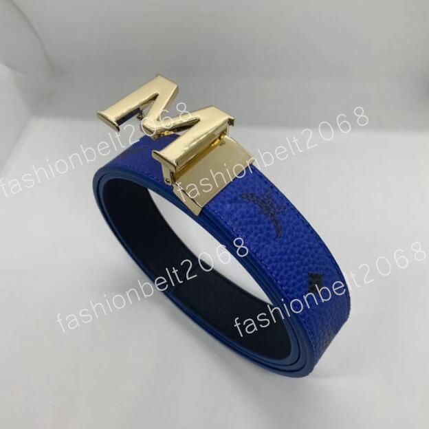 Blue+gold buckle