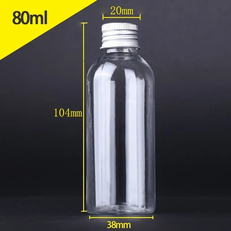 Zwart aluminium deksel 80 ml