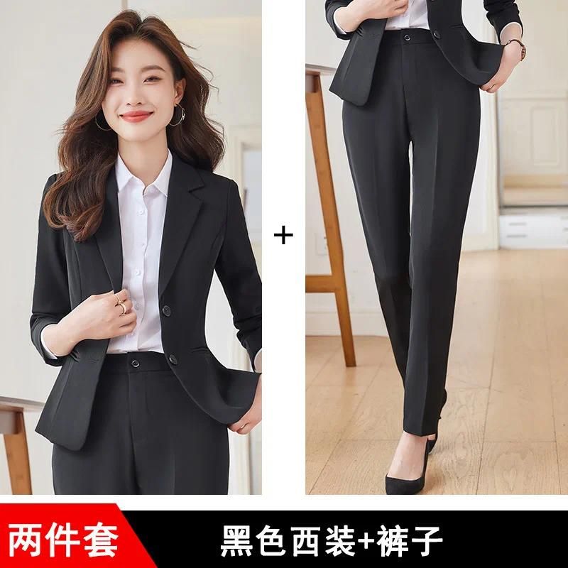 Black suit pants