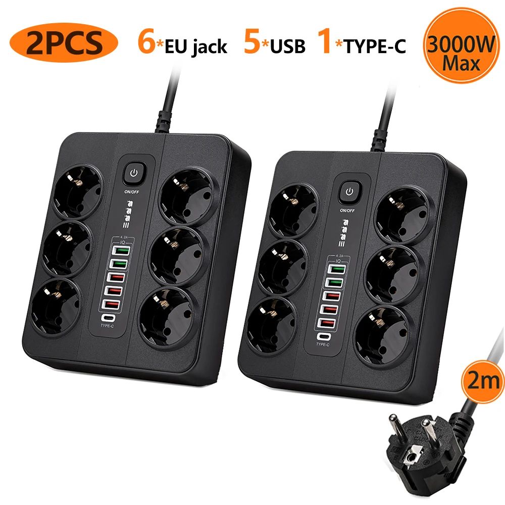 5USB EU 11 2PCS B-EUプラグ