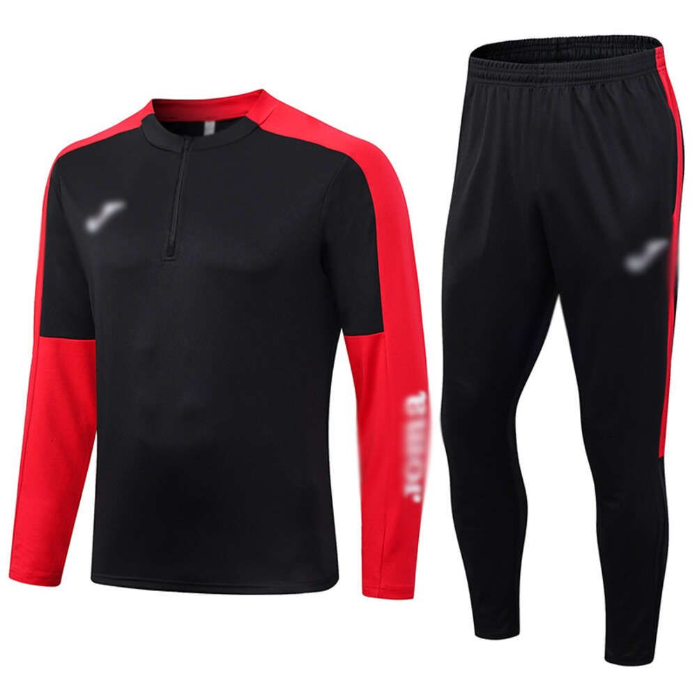 Joma3  Black Red Sleeves