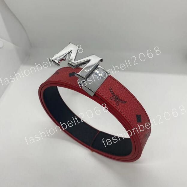 Red+silver buckle