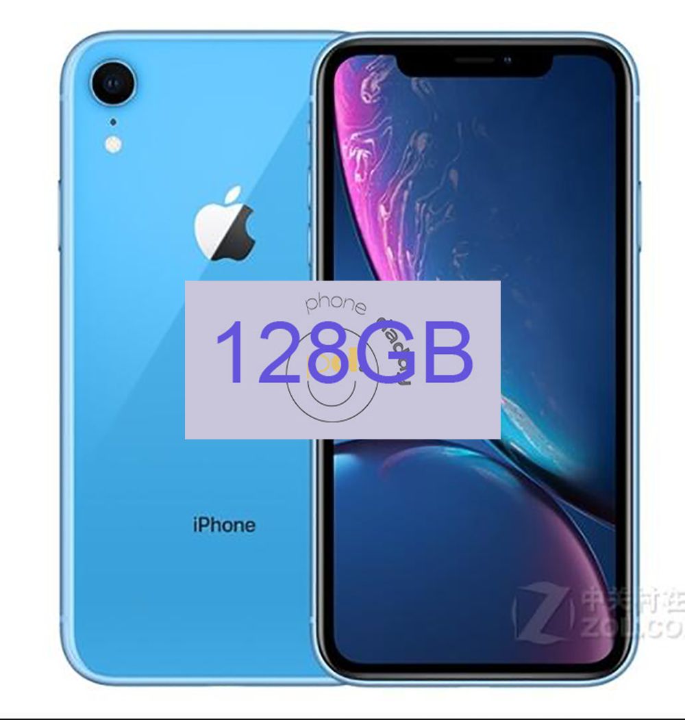 Blue XR 128 GB mit Gesicht