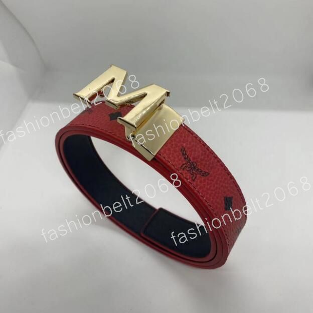 Red+gold buckle