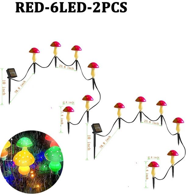 Red-6led-2pcs