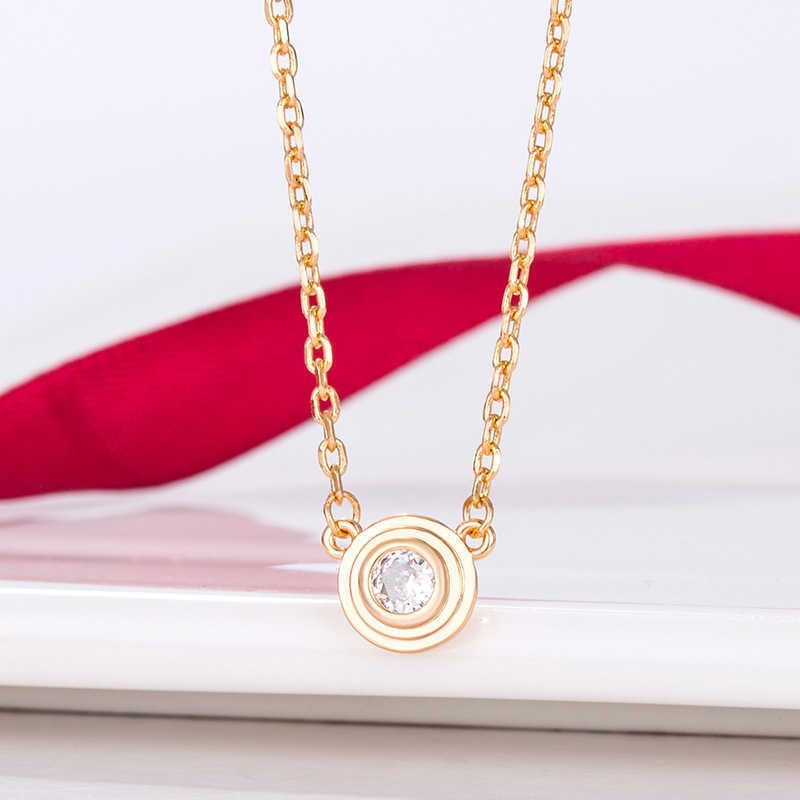 Rose Gold Necklace-V Gold