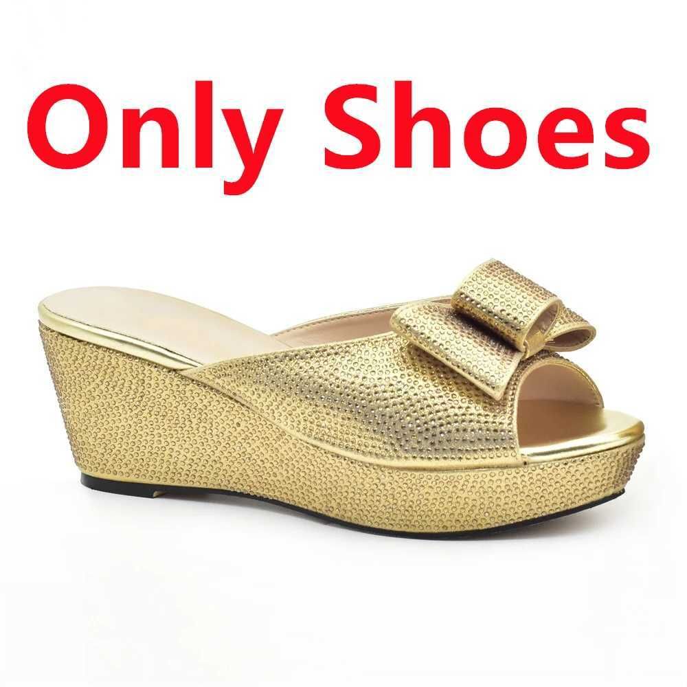 Gold Only Shoes