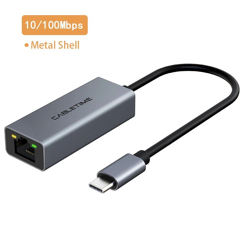 Couleur: USB C 100Mbps