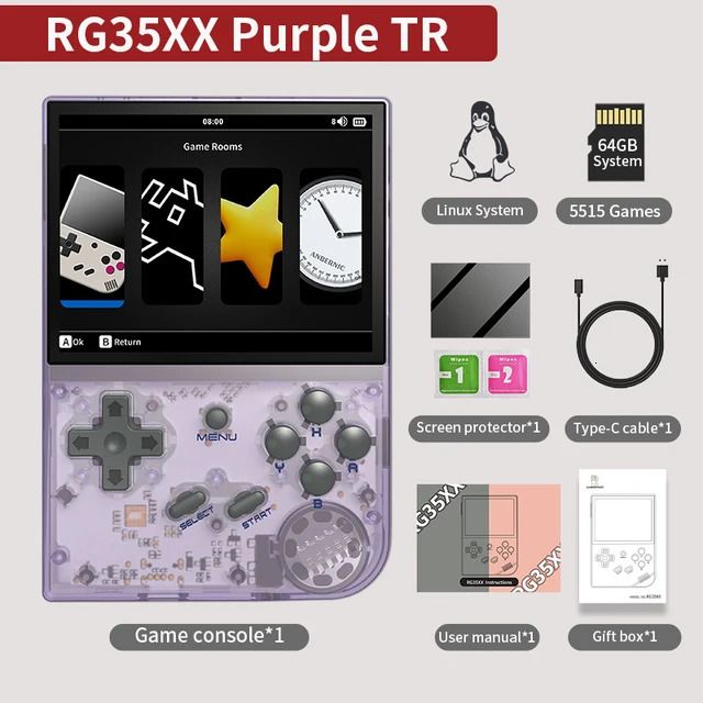 RG35XX NIEUW Purplet-64G